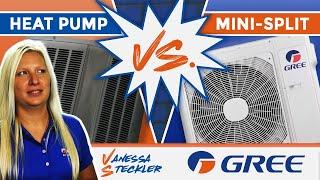 Heat Pump vs. Mini-Split: Key Differences Explained for Homeowners and HVAC Pros. #greeversus