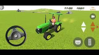 JOHN DHEERE TRACTOR KA POWER AND SWARAJ TRACTOR KA POWER MATTI LODING TRACTOR 3DX JCB #youtubevideo