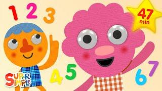 Count & Sing with Super Simple! | Preschool Counting Songs | Super Simple Songs