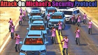 GTA 5 | Attack On Michael | Security Protocol | Security In Action | Rj Shadow Gaming