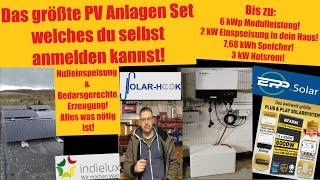 Das größte PV Anlagen Set welches DU selbst anmelden kannst! Dank Ready2Plugin Stromwächter!