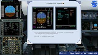 Airbus A320 DUAL RADIO ALTIMETER FAILURE