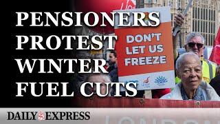 Pensioners rally against Winter Fuel Payment cuts