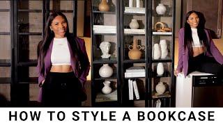 FROM CHEAP TO CHIC | IKEA BILLY BOOKCASE STYLING | TIPS + TRICKS | SIGNED ANDREA