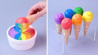 Top Tasty and Indulgent Rainbow Cake Decorating Recipes | So Yummy Cake Tutorials | Perfect Cake