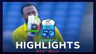 Glenn Scores Emotional 114 | Jamaica Scorpions v Leeward Islands Hurricanes | CG United Super50 2024