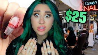 SWAP MEET NAIL SALON???Going to the CHEAPEST NAIL SALON EVER