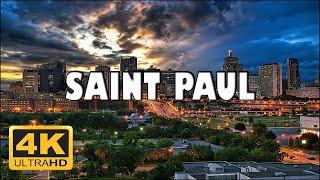 Saint Paul, Minnesota, USA  | 4k Drone Footage