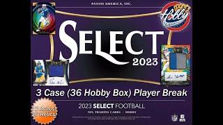 2023 SELECT Football 3 Hobby Case (36 Box) Player Break eBay 09/09/24