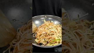 Street Style Veg Chowmein ASMR Cooking || #shorts #food #cooking #asmr #indianasmrworld #streetfood