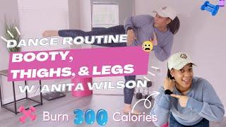 20 Min Booty, Thighs, & Legs Workout w/ Anita Wilson Gospel Dance Workout #taebo Inspiration