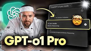 Völlig KRANK: ChatGPT 200€ Plan GETESTED! Krasse BEISPIELE von GPT-o1 PRO! (GPT-o1 Pro Deustch)