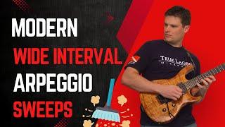 Modern Wide Interval Arpeggio Sweeps