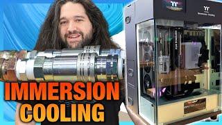 Thermaltake Immersion Cooling, View 390 Air, Minecube Cooler, & TR200 / TR300 Cases