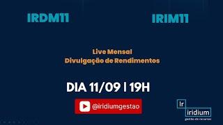 Resultados 08/2024 - IRDM11 e IRIM11