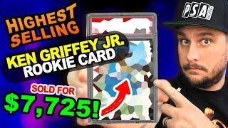 TOP 3 Highest Selling Ken Griffey Jr Rookie Cards PSA Graded