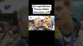 Die legendärsten Thomas Müller Interviews #thomasmüller #müller #fcbayern #deutschland