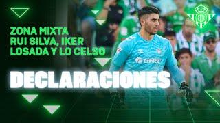 Zona Mixta de Rui Silva, Iker Losada y Lo Celso tras el #RealBetisEspanyol  | Real BETIS Balompié