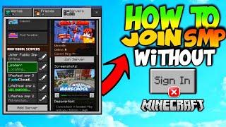 How to Join SMP Without Sign in Minecraft PE 1.20 | How to Join Public Smp Server Minecraft PE 1.20