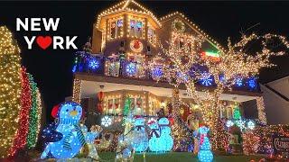 [4K] A Magical Walking Tour of Dyker Heights Christmas Lights‍️Brooklyn, NYC | Dec. 2024