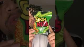 Trying Mexican Street Corn Corn Nuts #mexicanstreetcorn #cornnuts #Snackreview #shorts