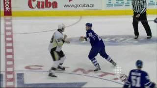 Eric Godard vs Colton Orr Oct 10, 2009