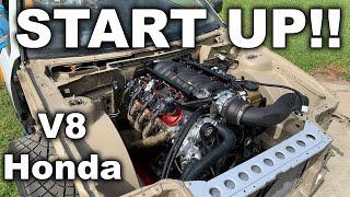 How to Make A V8 LS Swap Run In Any Car! First Start up LS Swapped Honda Accord