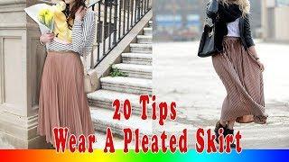 20 Style Tips On How To Wear A Pleated Skirt