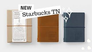 Unboxing NEW Starbucks Reserve Roastery Traveler's Notebook Passport Size + Camel Comparison