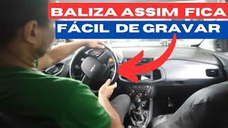 Baliza: método  infalível  para gravar o giro do volante  na baliza de 3 pontos! #baliza 