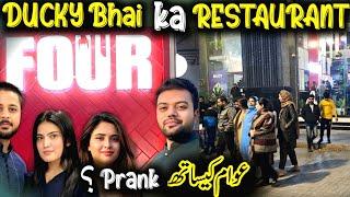 Experiencing Ducky Bhai's Restaurant || Ducky Bhai ka FOUR Restaurant || FOUR Restaurant Full Review