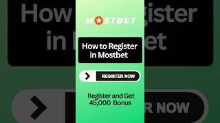 How to Register in Mostbet | Mostbet promocode | Mostbet registration #mostbet #shorts