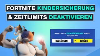 Fortnite Kindersicherung DEAKTIVIEREN und ZEITLIMITS einrichten - NEUE Funktionen - Testventure