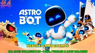 ASTRO BOT walkthrough #4 - Nebula: Camo cosmos - All 100% collectibles & lost galaxy