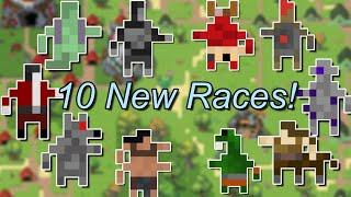 This Mod Adds 10 NEW RACES To WorldBox!