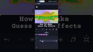 How To Make Guess The Effects #1