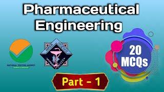 Pharmaceutical Engineering MCQs | GPAT 2023 mcqs for pharmaceutical engineering | GPAT, NIPER