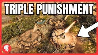 Company of Heroes 3 - TRIPLE PUNISHMENT - US Forces Gameplay - 4vs4 Multiplayer - No Commentary