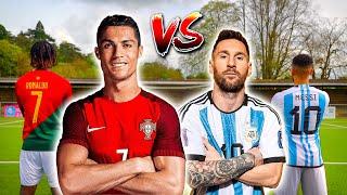 MESSI VS RONALDO | EPIC FOOTBALL CHALLENGES