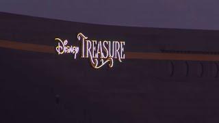 LISTEN: Disney Treasure blares cruise ship horn on arrival to Port Canaveral