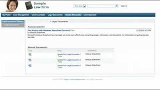 SharePoint Case Management Legal Software Document Management