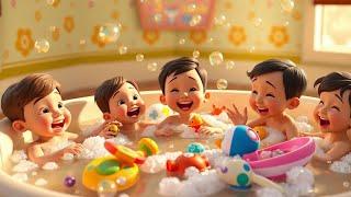 Bath Time | Fun Kids Song | Cheerful Nursery Rhyme