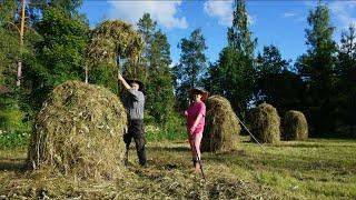 Jalasjärvi 2024 HEINÄTÖITÄ vanhaan malliin (HAYMAKING like in the old days)