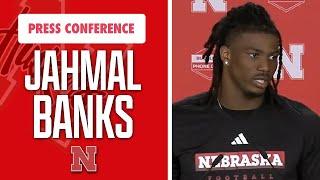 Nebraska Football WR Jahmal Banks meets with the media on Tuesday ahead of UTEP I Huskers I GBR