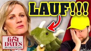 LAUF!!!  Sie soll mit STOFFTIER sprechen! First Dates