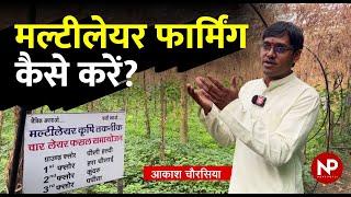 Multilayer Farming Akash Chaurasia || मल्टीलेयर फार्मिंग सीखिए || Natural Farming Model || Part 1