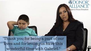 Mom of Heart Recipient Thanks Donor Family | Donor Alliance, Lisa & Gabriel