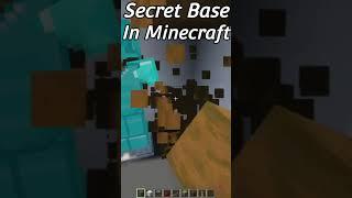 Secret Base In Minecraft! | #Shorts