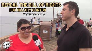 These Hillary Supporters Want Her to Repeal the Bill of Rights if She's Elected President