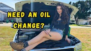 Hottest Oil Change Ever! 